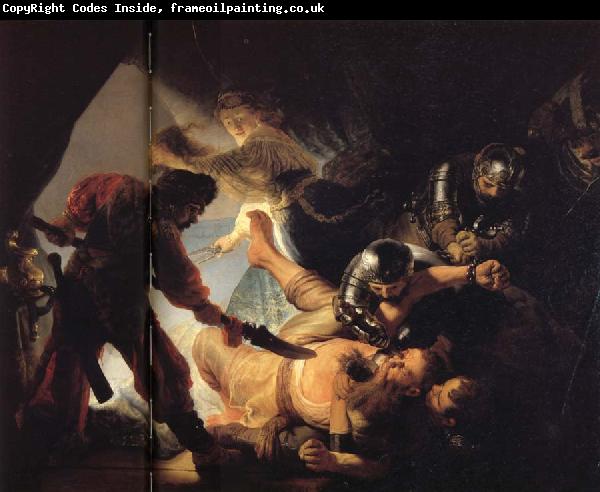 Rembrandt van rijn The Blinding of Samson
